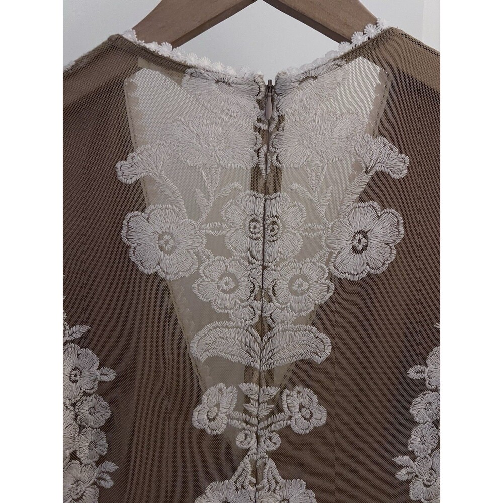 NWT For Love & Lemons Free People Temecula Embroidered Maxi Dress Size Medium - Picture 14 of 16